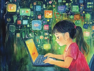 momo漫画月光下的约定治愈系少女漫封面